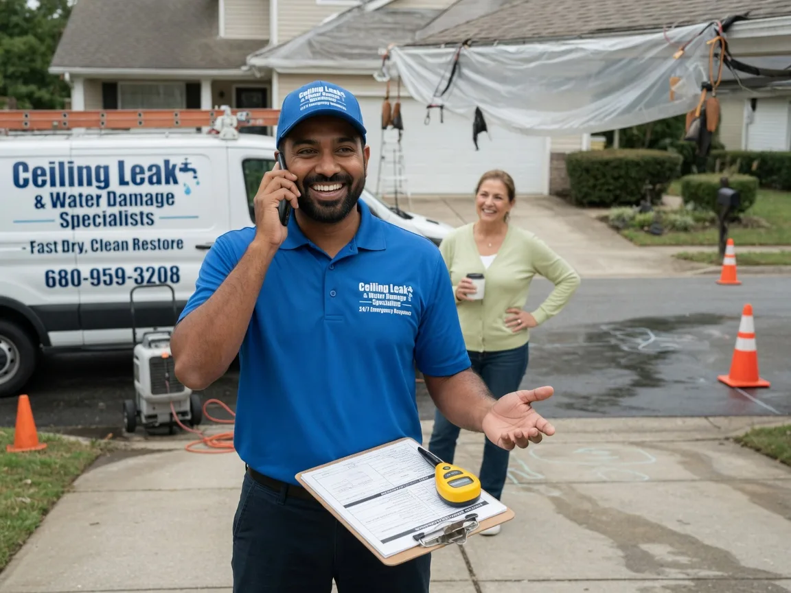Ceiling Leak Cleanup Huachuca City, AZ FAQs